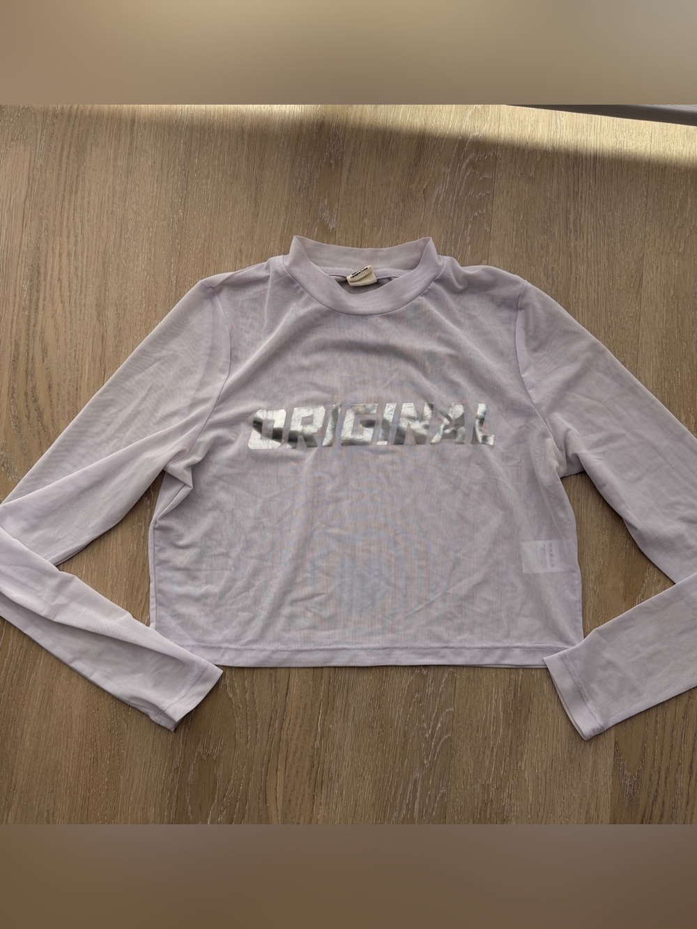 Urban Outfitters sheer mesh crop top
